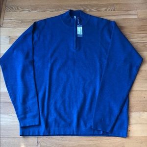 Peter Millar 1/4 zip sweater - Large NWT